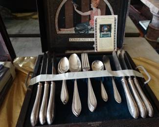 There is a set for6 in Sheritan in Original Handled Tray (This is the way they used to sell flatware way bacvk when!
