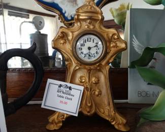Small Art Nouveau table Clock