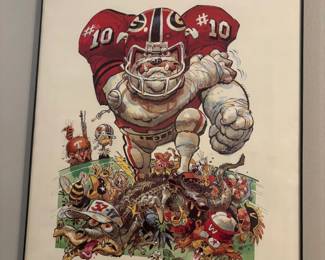 Jack Davis UGA art