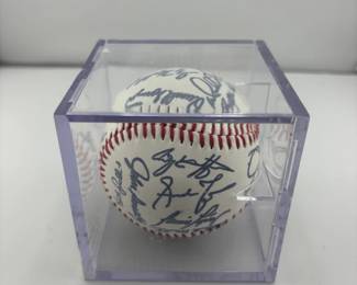 Signed braves baseball