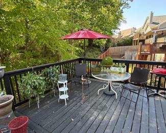 Outdoor furniture and decor