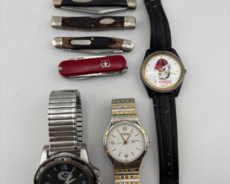 Watches and pocket knives