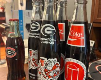 UGA Coca Cola bottles