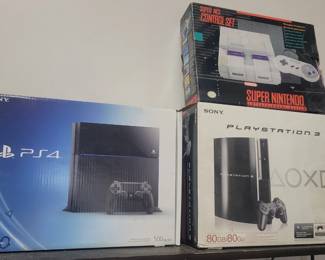 No consoles boxes only