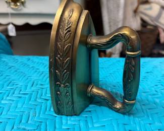 Brass Iron decorative piece with floral design