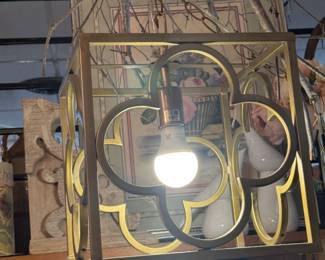 We have many beautiful and unusual vintage light fixtures