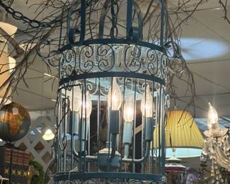 We have many beautiful and unusual vintage light fixtures