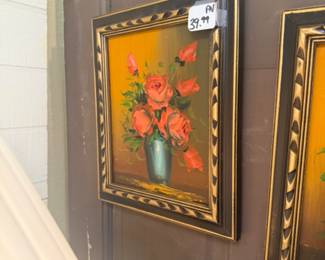 lots of beautiful oil paintings throughout the store
