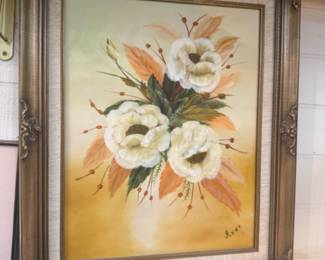 lots of beautiful oil paintings throughout the store