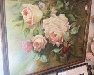 lots of beautiful oil paintings throughout the store