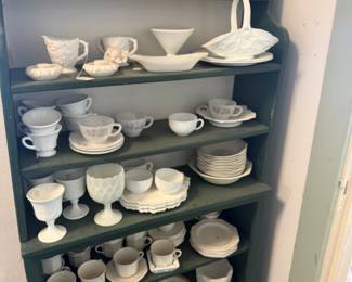 milk glass collection