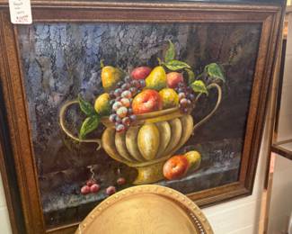 lots of beautiful oil paintings throughout the store