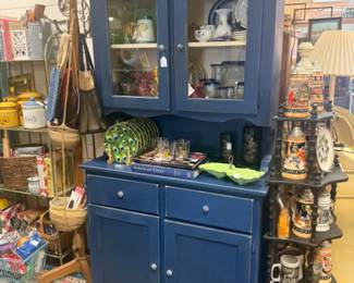 pretty blue hutch