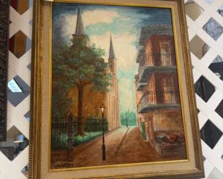 lots of beautiful oil paintings throughout the store