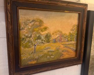 lots of beautiful oil paintings throughout the store