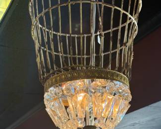 We have many beautiful and unusual vintage light fixtures