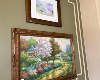 framed oils