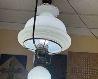 We have many beautiful and unusual vintage light fixtures