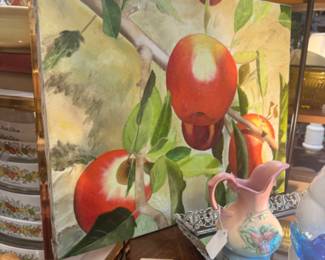 lots of beautiful oil paintings throughout the store