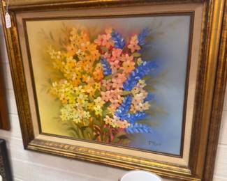 lots of beautiful oil paintings throughout the store