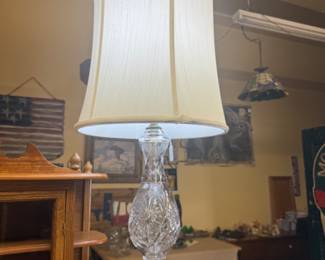 crystal table lamp
