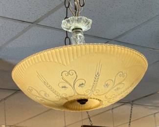 We have many beautiful and unusual vintage light fixtures