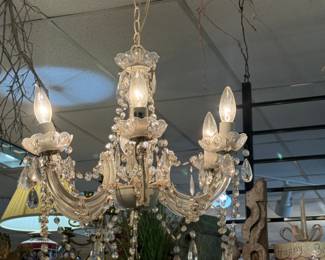 We have many beautiful and unusual vintage light fixtures