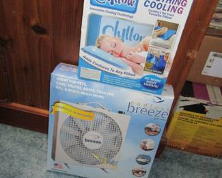 fans / cool pillow 