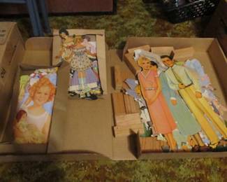 PAPER DOLLS  20 INCHES TALL