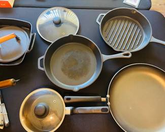 Cast Iron.  Just like Grandma's house.  