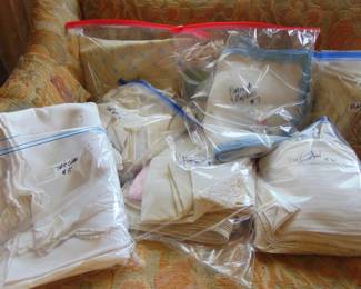 Some vintage linens.
