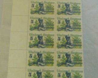 More vintage plate blocks.