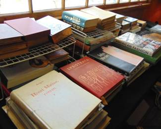 Vintage and art books.