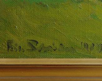 Artist's signature.