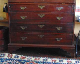 Slant front desk, runner, (items sold separately).