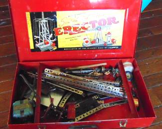 Erector set interior.