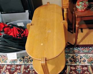 Small wood coffee table