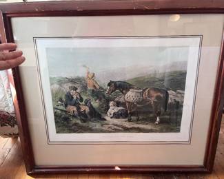 Scottish Hunt Litho