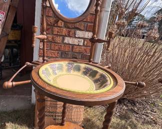 Antique Wash Bowl Stand