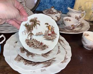 Vintage Johnson Brothers "The Old Mill" China