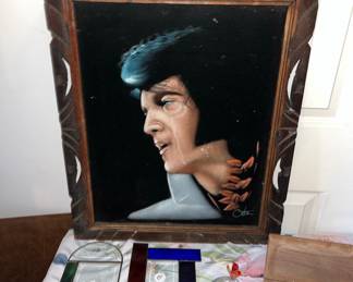 Velvet Elvis Painting