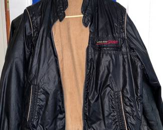 Leather Bomber Jacket 