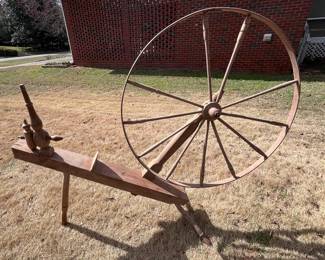 Wooden Spinning Wheel