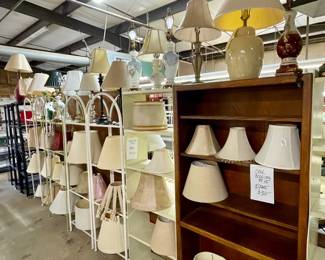 Misc. Shelves/Bookcases, Lamps, Shades