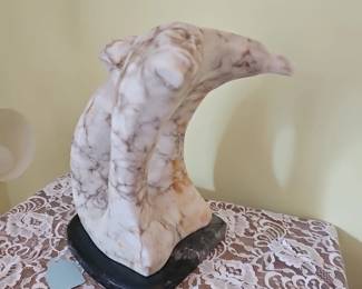 Solid Hand Craved Statue