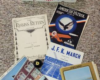 Lots of vintage items throughout the sale.