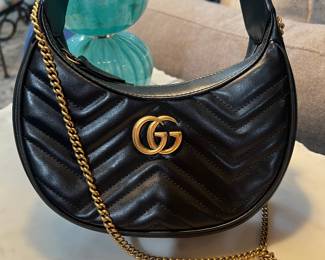 Gucci inspired purse with chain, Crossbody and strap
