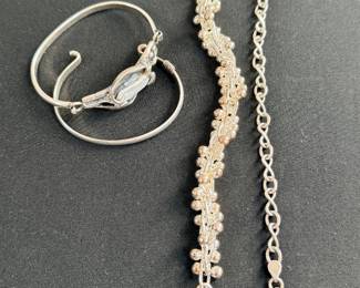 Sterling silver bracelets