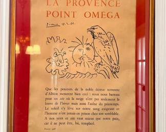 Le Province Point Omega (1966); Pablo Picasso & Renee Char