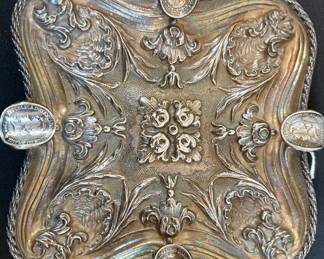 Brazilian silver ashtray